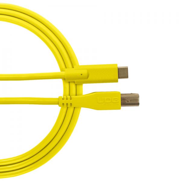 Câble Udg U 96001 YL (cable Usb 2.0 C-B jaune droit 1.5M)