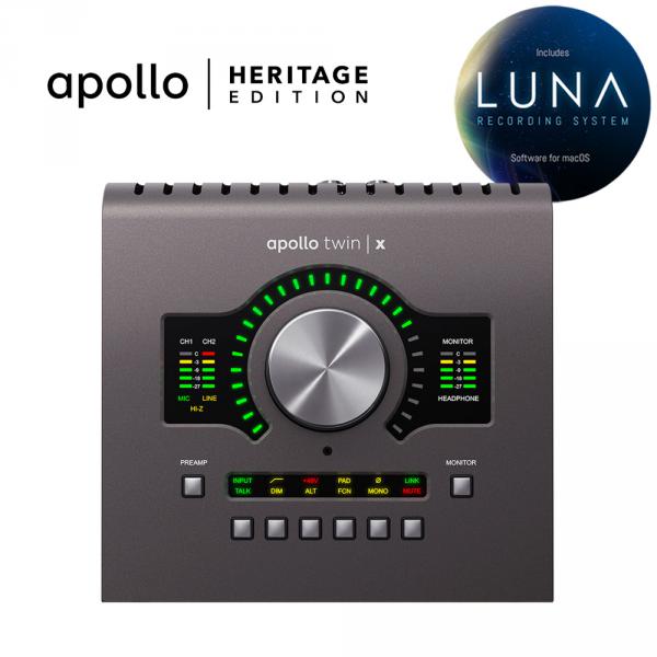 Carte son thunderbolt Universal audio Apollo Twin X Quad Heritage Edition
