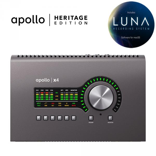 Carte son thunderbolt Universal audio Apollo X4 Heritage Edition