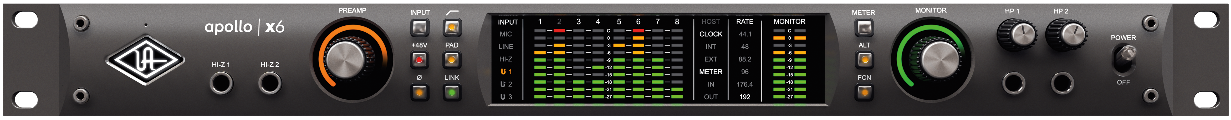 Universal Audio Apollo X6 - Carte Son Thunderbolt - Variation 7