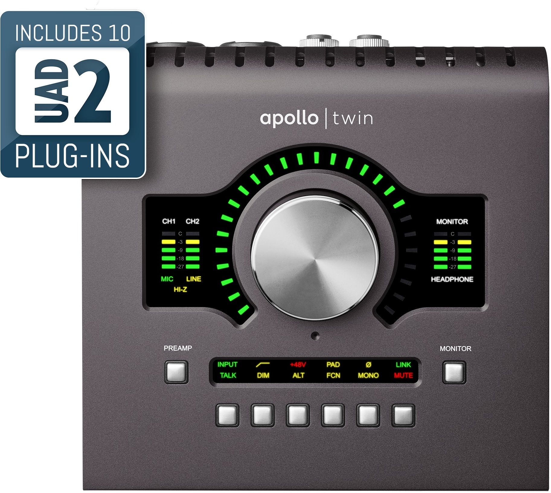 Universal Audio Apollo Twin Mkii Quad - Carte Son Thunderbolt - Main picture