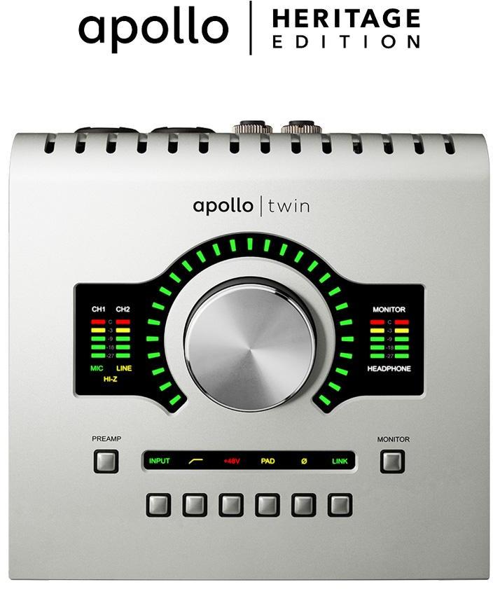 Carte son usb Universal audio Apollo Twin USB Duo Heritage Edition