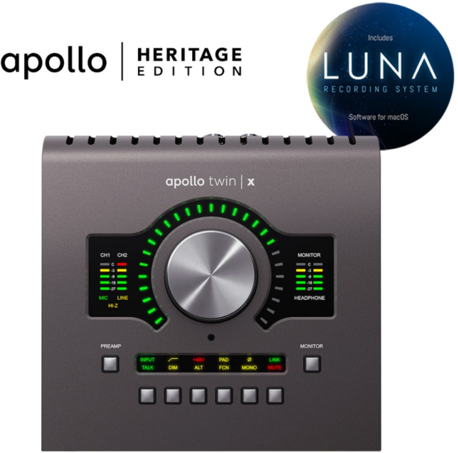 Universal Audio Apollo Twin X Duo Heritage Edition - Carte Son Thunderbolt - Main picture