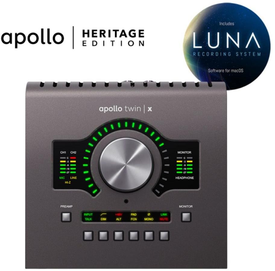 Carte son thunderbolt Universal audio Apollo Twin X Duo Heritage Edition