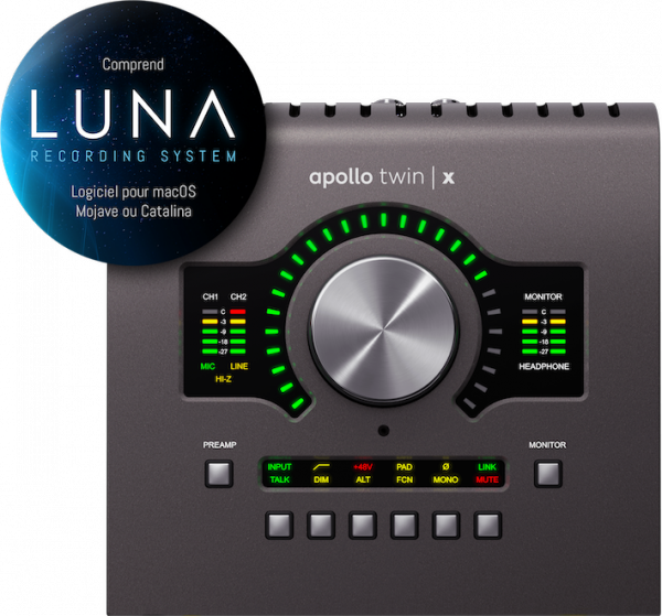 Universal Audio Apollo Twin X Quad - Carte Son Thunderbolt - Main picture