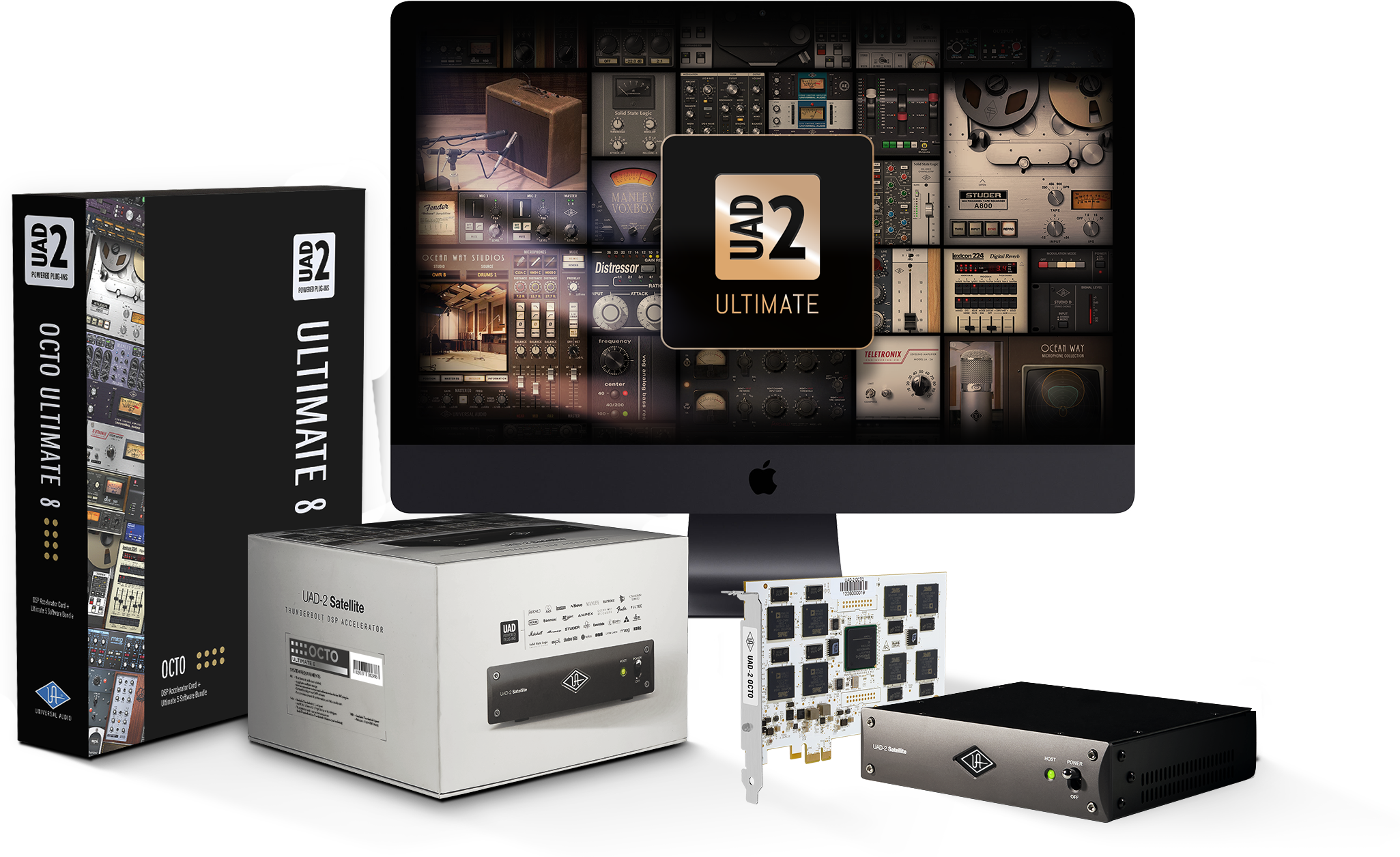 Universal Audio Uad-2 Octo Ultimate 8 Pcie - Autres Formats (madi, Dante, Pci...) - Main picture