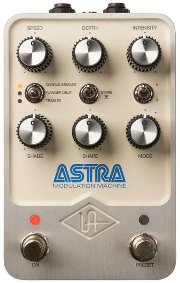 Pédale chorus / flanger / phaser / tremolo Universal audio UAFX Astra Modulation Machine