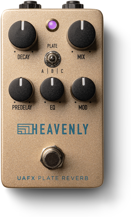 Universal Audio Uafx Heavenly Plate Reverb - PÉdale Reverb / Delay / Echo - Main picture
