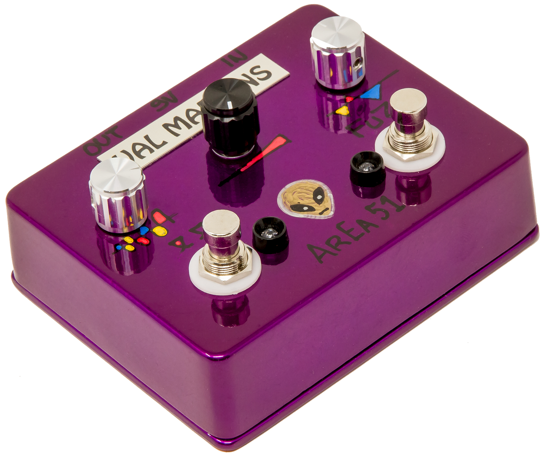 Val Martins Area 51 Octa Fuzz - PÉdale Overdrive / Distortion / Fuzz - Variation 1