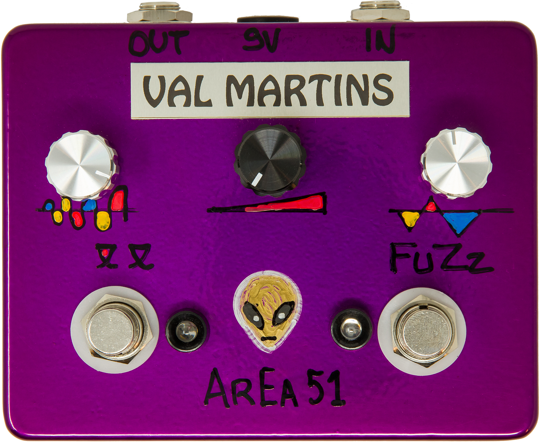 Val Martins Area 51 Octa Fuzz - PÉdale Overdrive / Distortion / Fuzz - Main picture