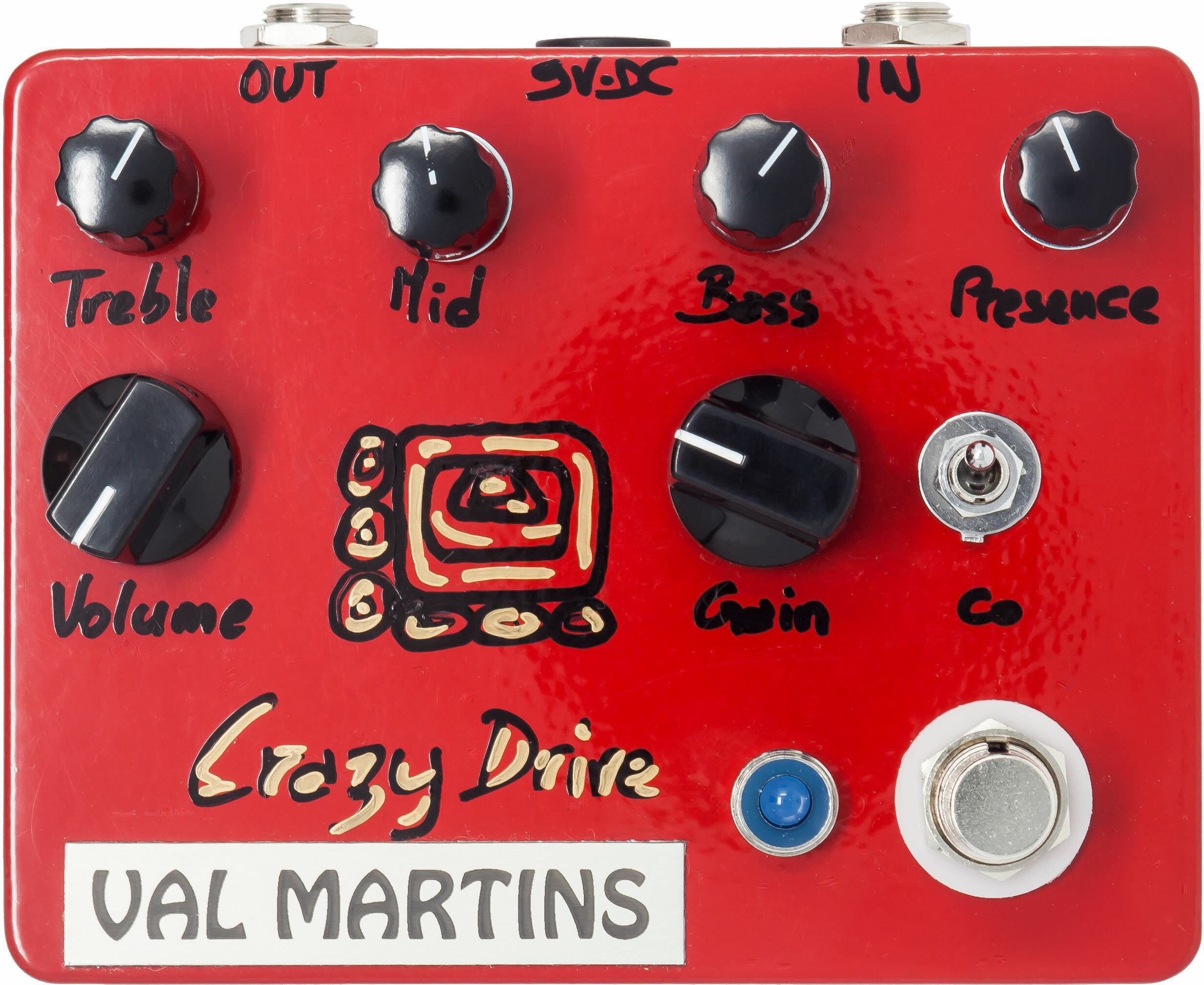 Val Martins Crazy Drive Distorsion - PÉdale Overdrive / Distortion / Fuzz - Main picture