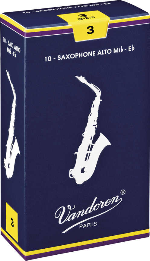 Vandoren Sr213 Sax Alto 3 Boite De 10 - Anche Saxophone - Main picture