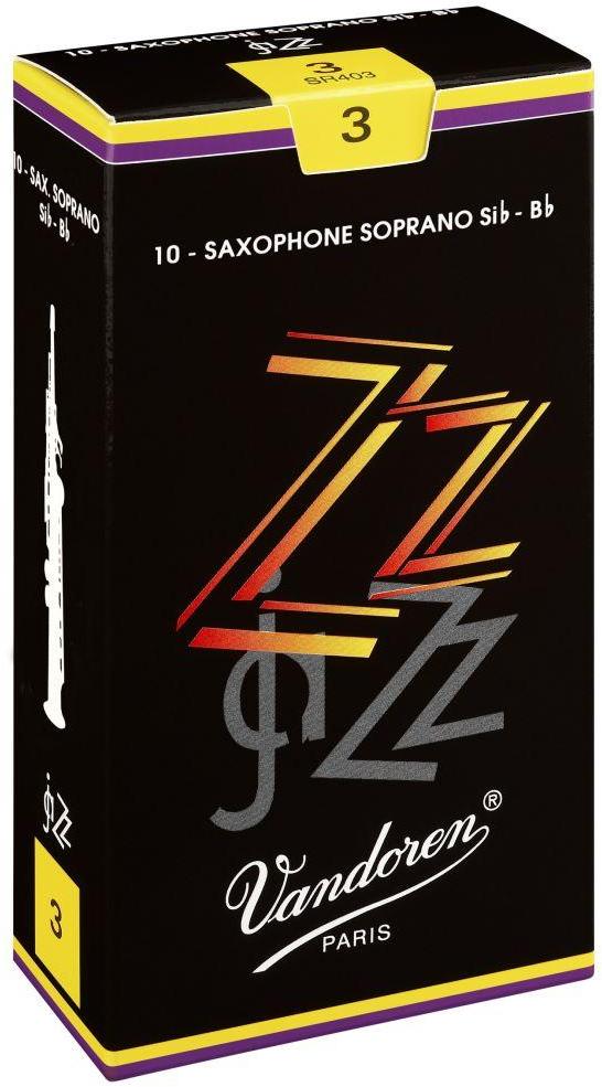 Anche saxophone Vandoren ZZ Saxophone Soprano n°2.5 x10 Box