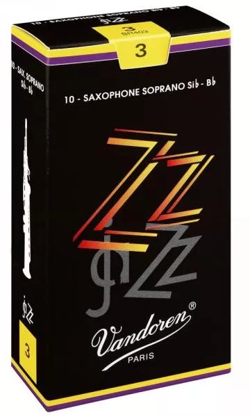 Anche saxophone Vandoren ZZ Saxophone Soprano n°2.5 x10 Box