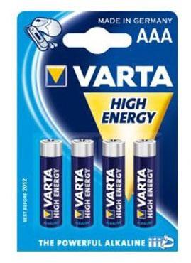 Pile / accu / batterie Varta LR03 AAA x4