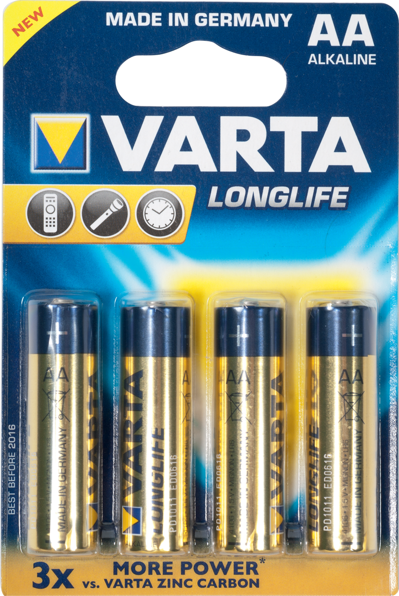 Varta Lr06aa Alkaline X 4 - Pile / Accu / Batterie - Main picture