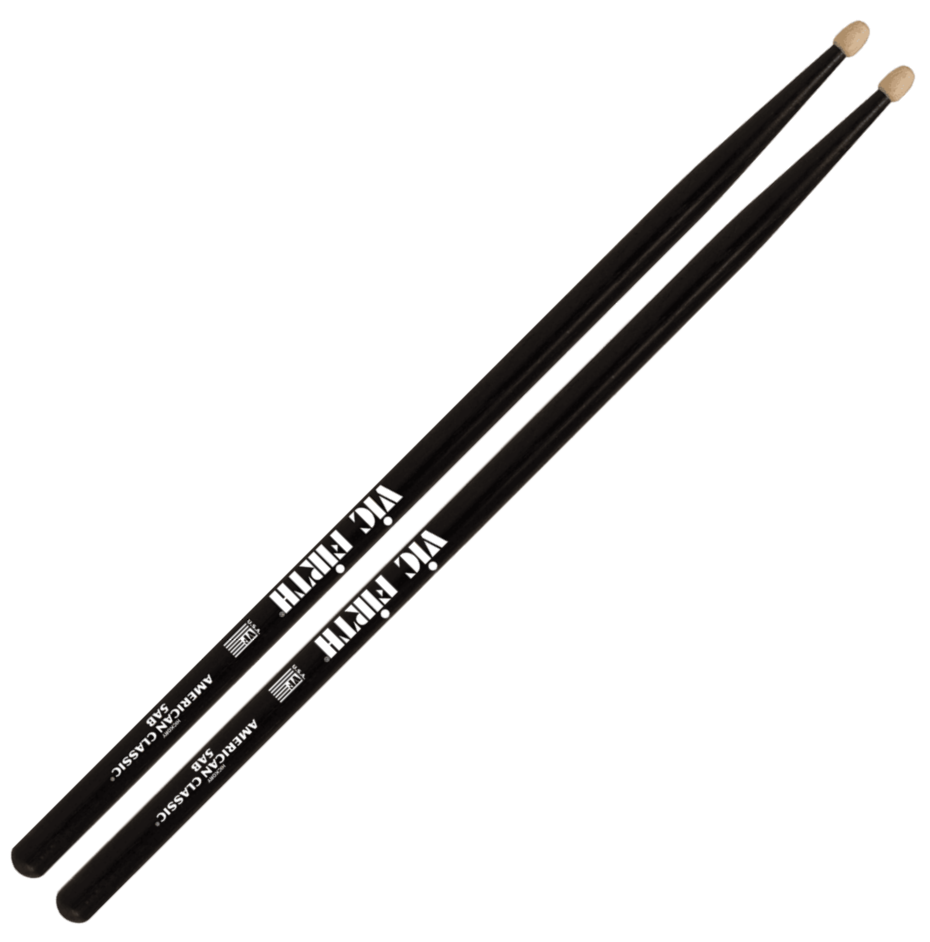 Vic Firth American Classic 5a Black - Baguette Batterie - Variation 1