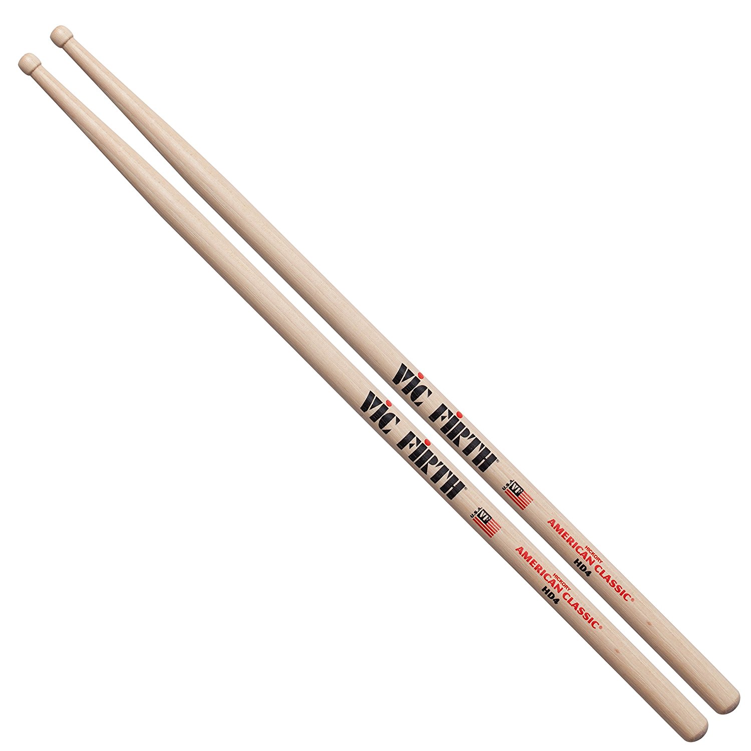 Vic Firth American Classic Hd4 Hickory - Baguette Batterie - Variation 1