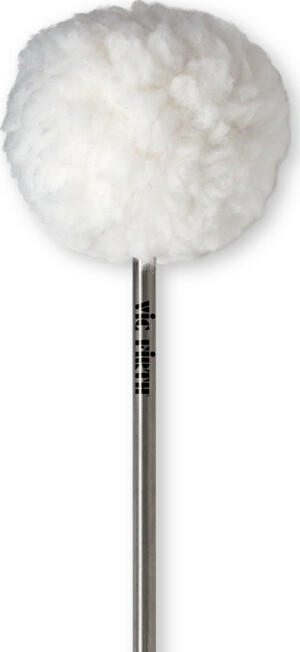 Vic Firth Vickick Beaters Vkb3 Fleece-covered Felt (laine) - Batte Grosse Caisse - Main picture