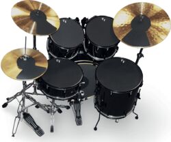 Pack cymbales Vic firth Sourdine Stage Rock 22/10/12/14/16 + Cymbales - Pack peaux