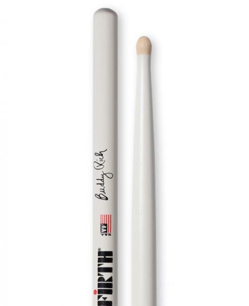Baguettes De Batterie Vic Firth Signature Harvey Mason - Hickory Américain - Longueur 40,6 Cm - Pointe Ronde Pour Son Clair
