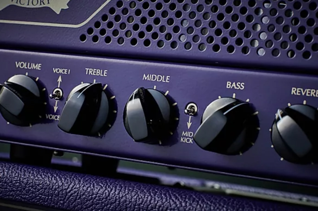 Victory Amplification Danish Pete Dp40 The Duchess Head 0,5/1,5/7/42w Purple - Ampli Guitare Électrique TÊte / PÉdale - Variation 2