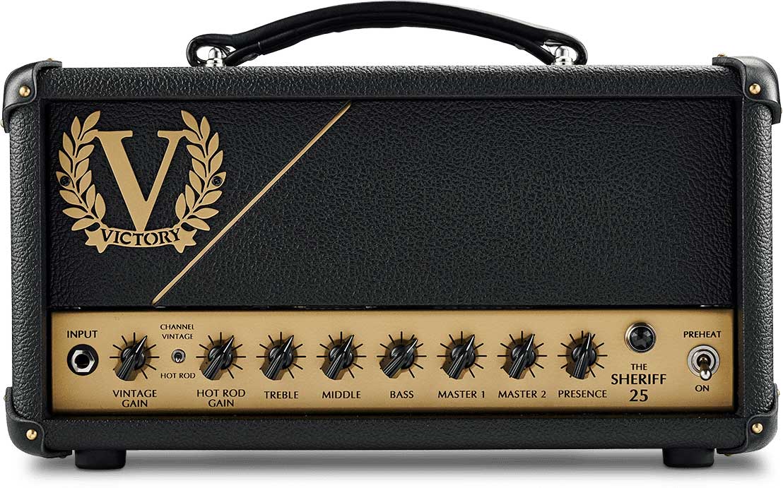 Victory Amplification Sheriff 25 Compact Head 25w El86/el84 - Ampli Guitare Électrique TÊte / PÉdale - Variation 1