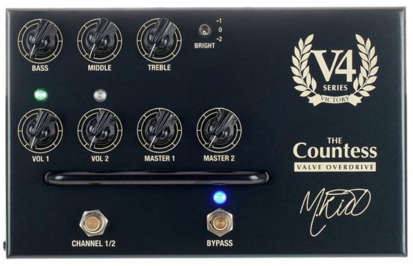 Ampli à lampes pour guitare électrique Victory Amp, Ampli guitare au format pédale, Victory V4 Pedal Preamps, V4 The countess