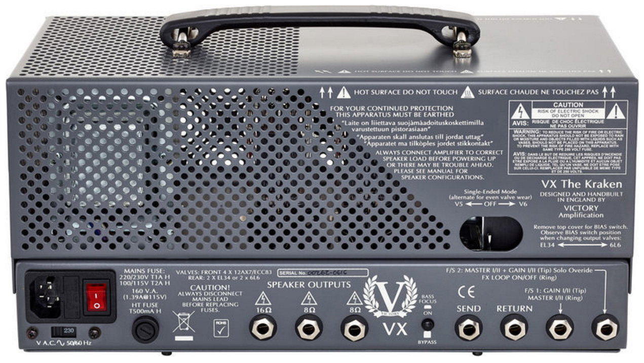 Victory Amplification Vx The Kraken Head - Ampli Guitare Électrique TÊte / PÉdale - Variation 1