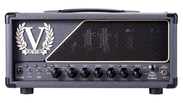 Tête ampli guitare électrique Victory amplification VX100 Super Kraken Head 100W/30W