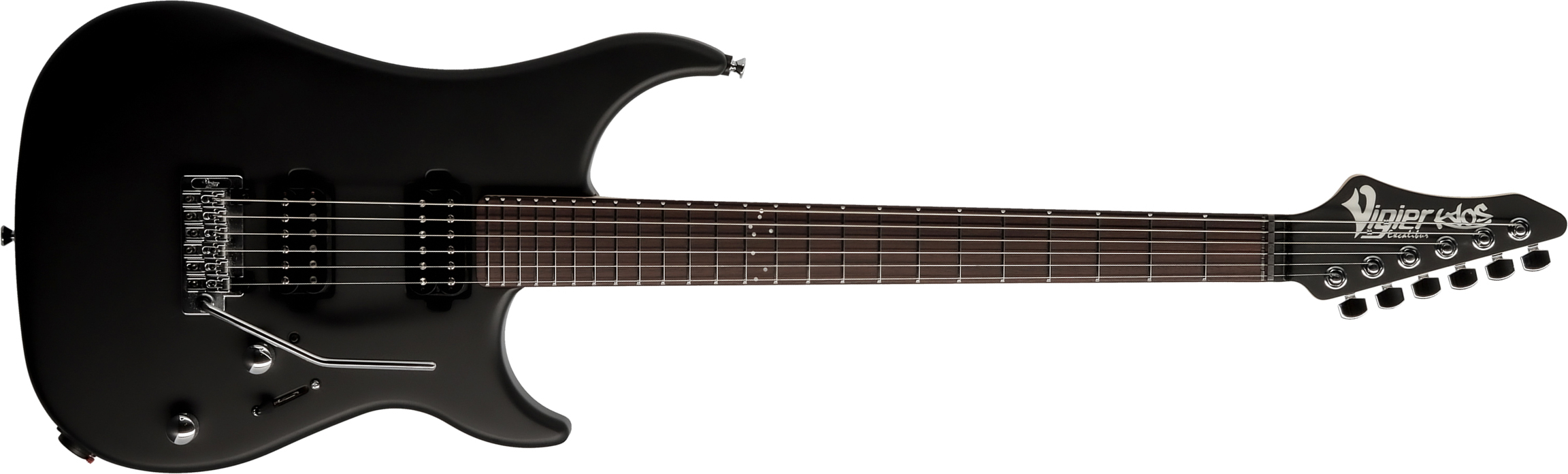 Vigier Excalibur Kaos Hh Trem Rw - Black Matte - Guitare Électrique Forme Str - Main picture