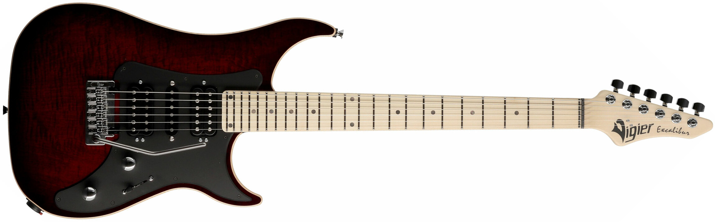 Vigier Excalibur Special Hsh Trem Mn - Deep Burgundy - Guitare Électrique Forme Str - Main picture