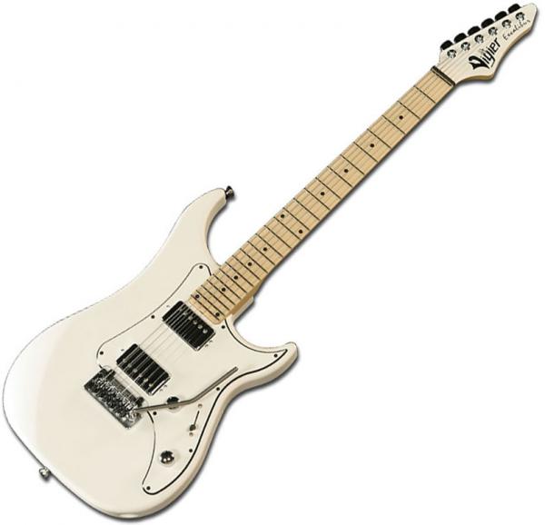 Solid body electric guitar Vigier                         Excalibur Indus (MN) - Textured white