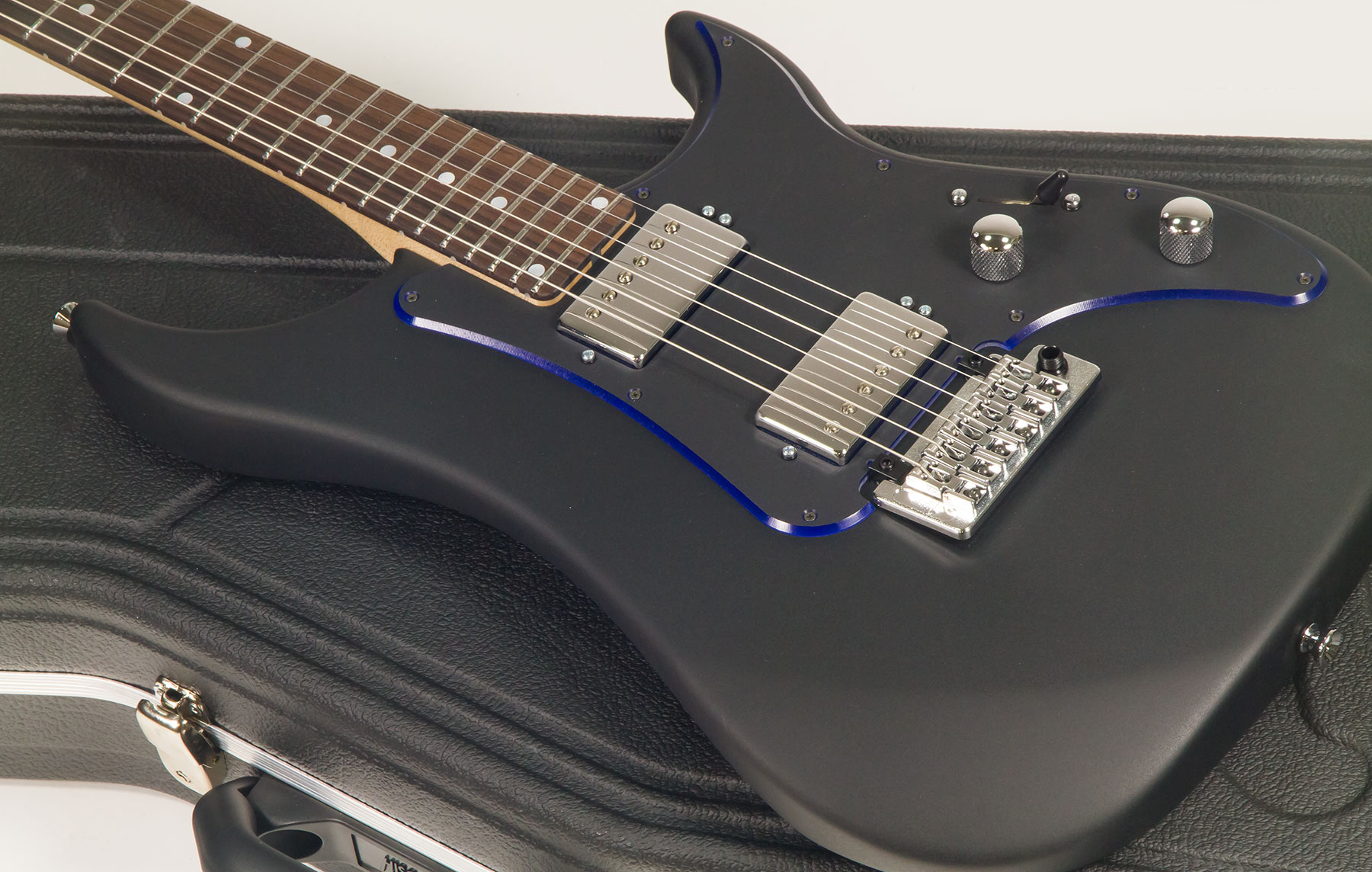 Vigier Excalibur Indus 2h Trem Rw - Textured Black - Guitare Électrique Forme Str - Variation 2