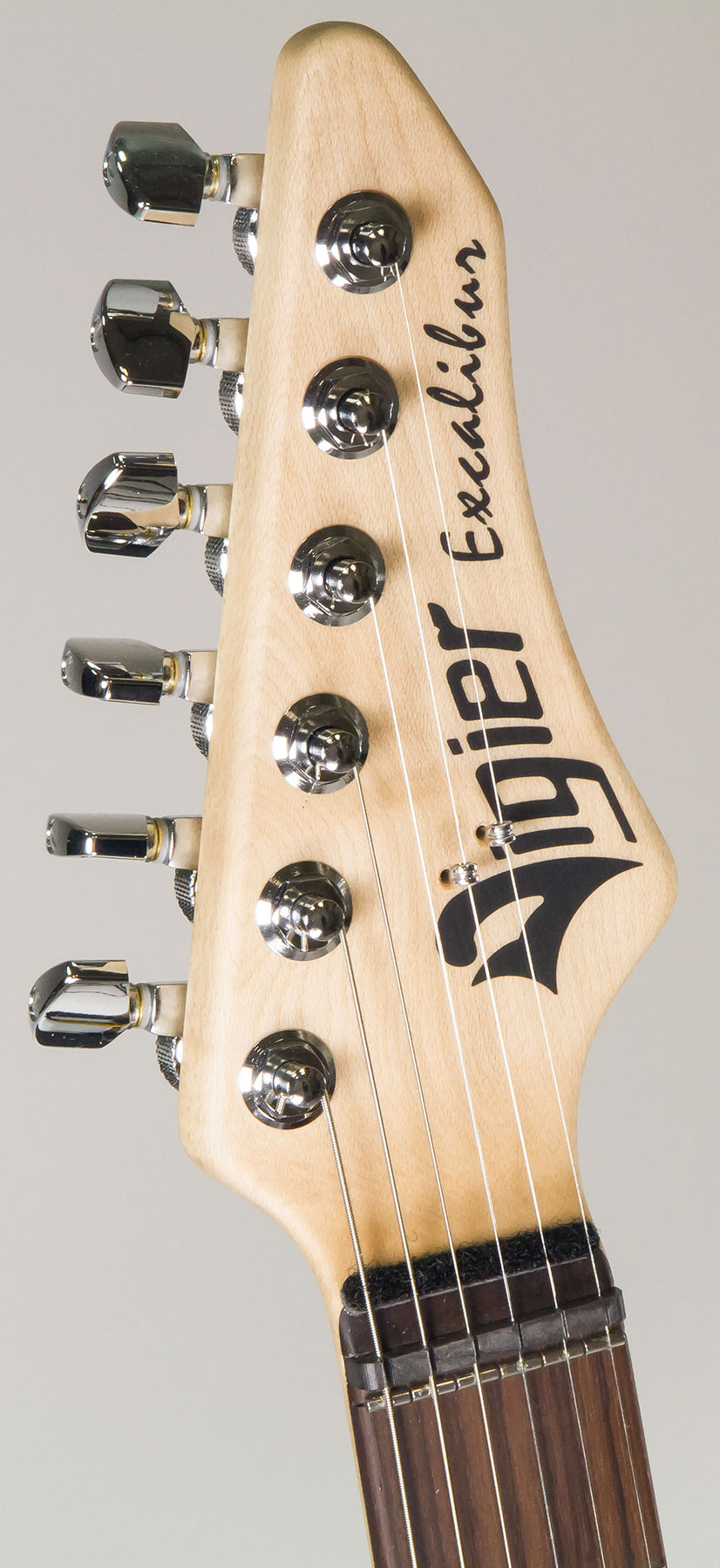 Vigier Excalibur Indus Hh Trem Rw - Textured Black - Guitare Électrique Double Cut - Variation 4