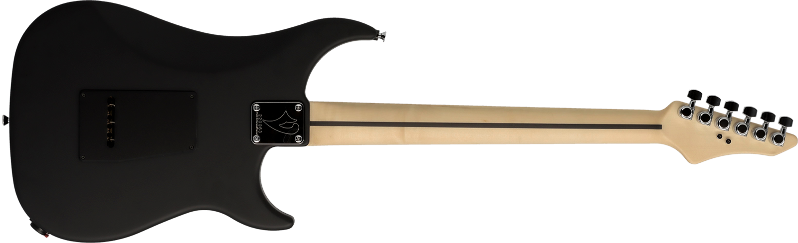 Vigier Excalibur Indus Lh Gaucher 2h Trem Mn - Textured Black - Guitare Électrique Gaucher - Variation 1