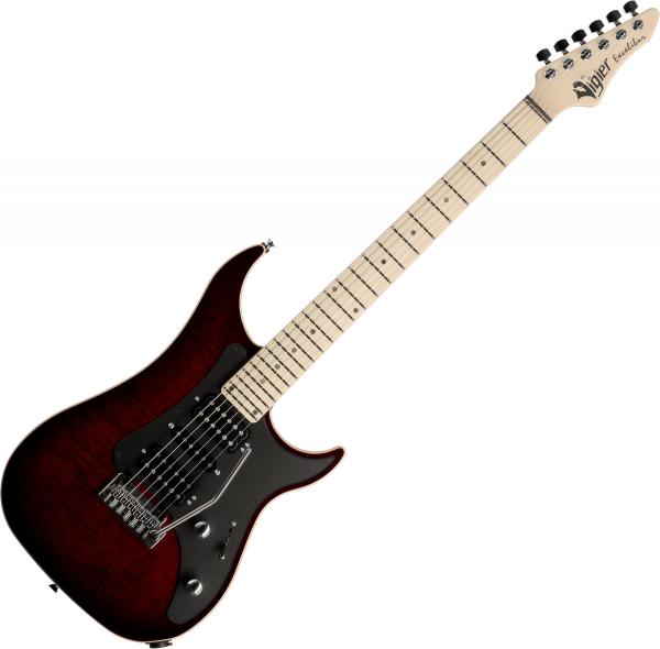 Solid body electric guitar Vigier                         Excalibur Special (HSH, TREM, MN) - Deep burgundy