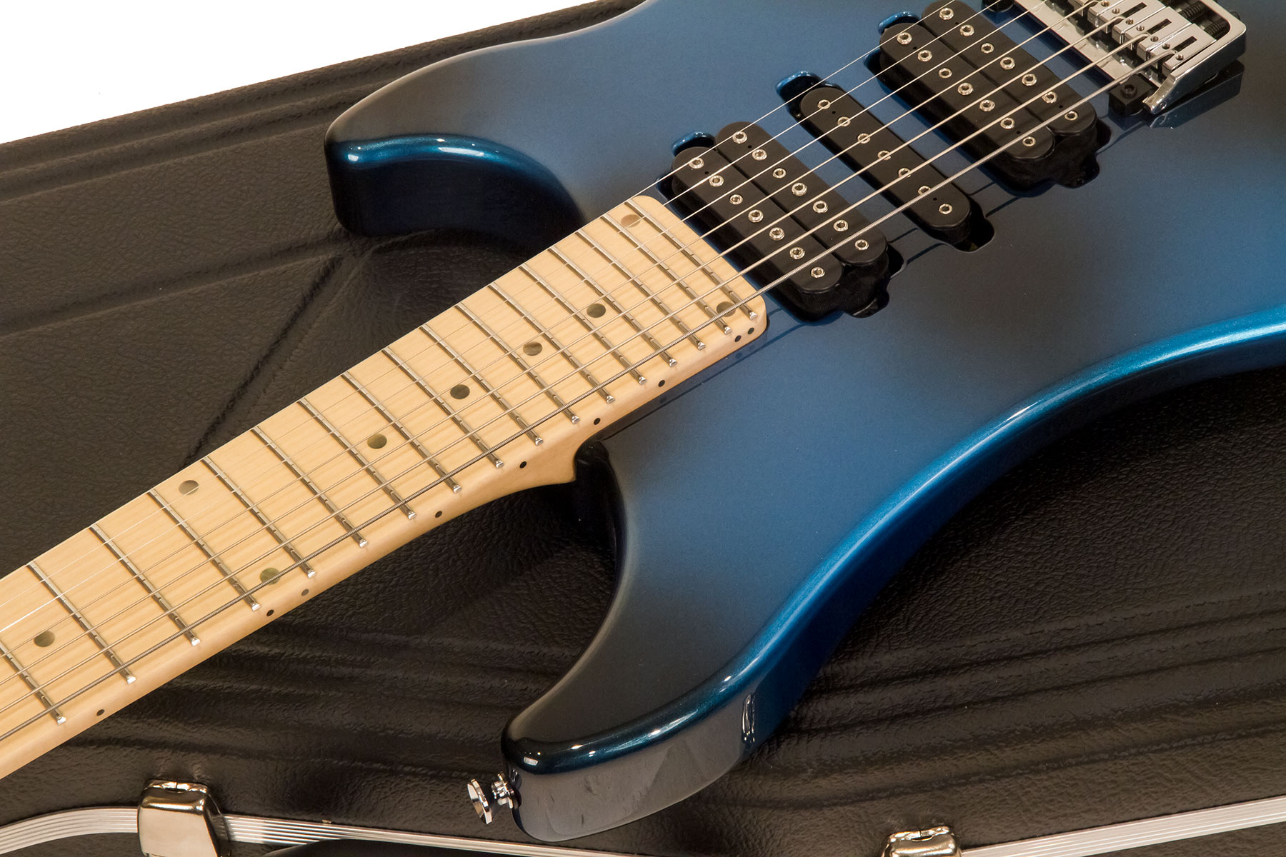 Vigier Excalibur Supra 7c Hsh Trem Mn - Urban Blue - Guitare Électrique 7 Cordes - Variation 1