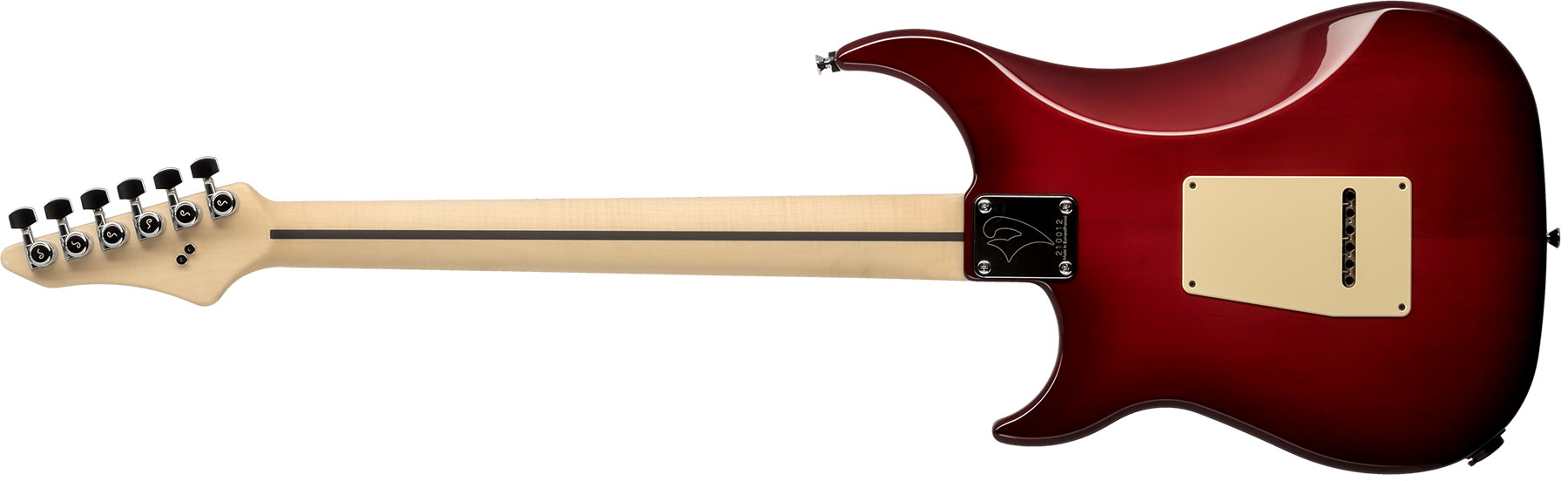 Vigier Excalibur Supraa Hsh Trem Mn - Clear Red - Guitare Électrique Forme Str - Variation 1