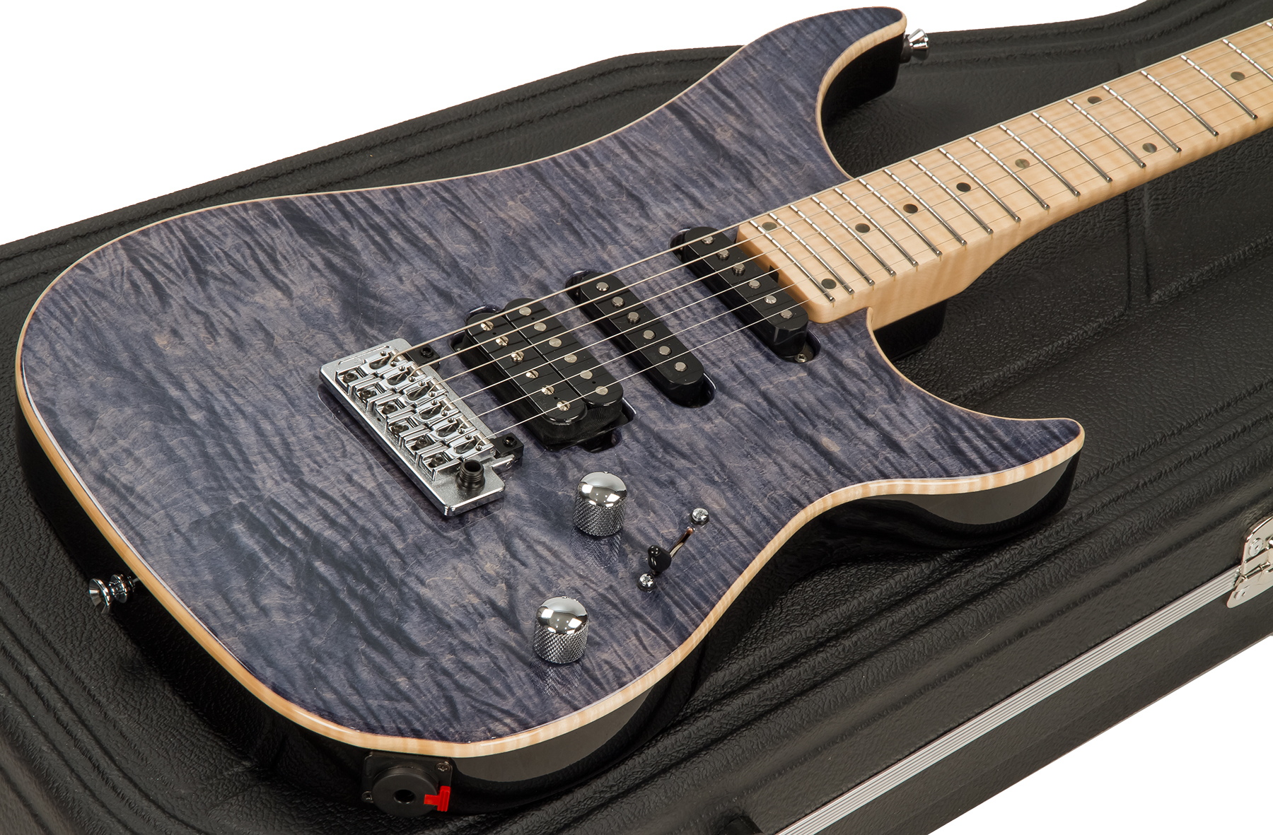 Vigier Excalibur Ultra Blues Hss Trem Mn - Light Sapphire - Guitare Électrique Forme Str - Variation 1