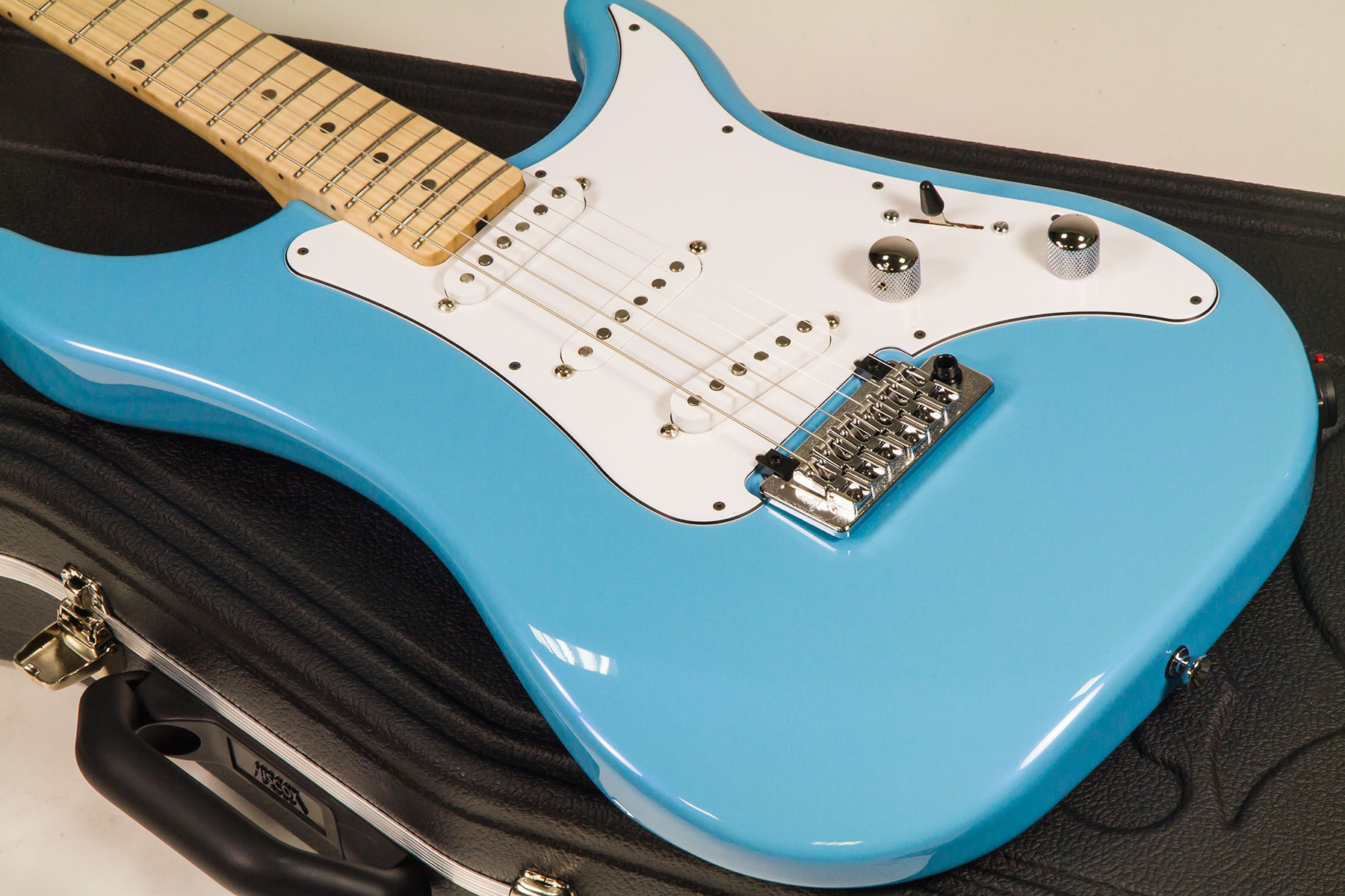 Vigier Expert Classic Rock Sss Trem Mn - Normandie Blue - Guitare Électrique Forme Str - Variation 2