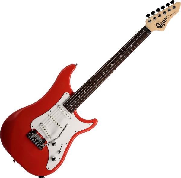 Solid body electric guitar Vigier                         Expert Classic Rock (Trem, RW) - Normandie red