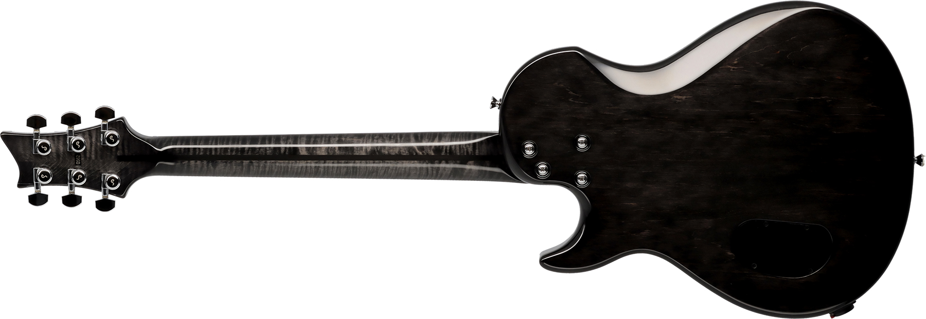 Vigier G.v. Hollow 2h Ht Rw - Ebony Fade - Guitare Électrique 1/2 Caisse - Variation 1