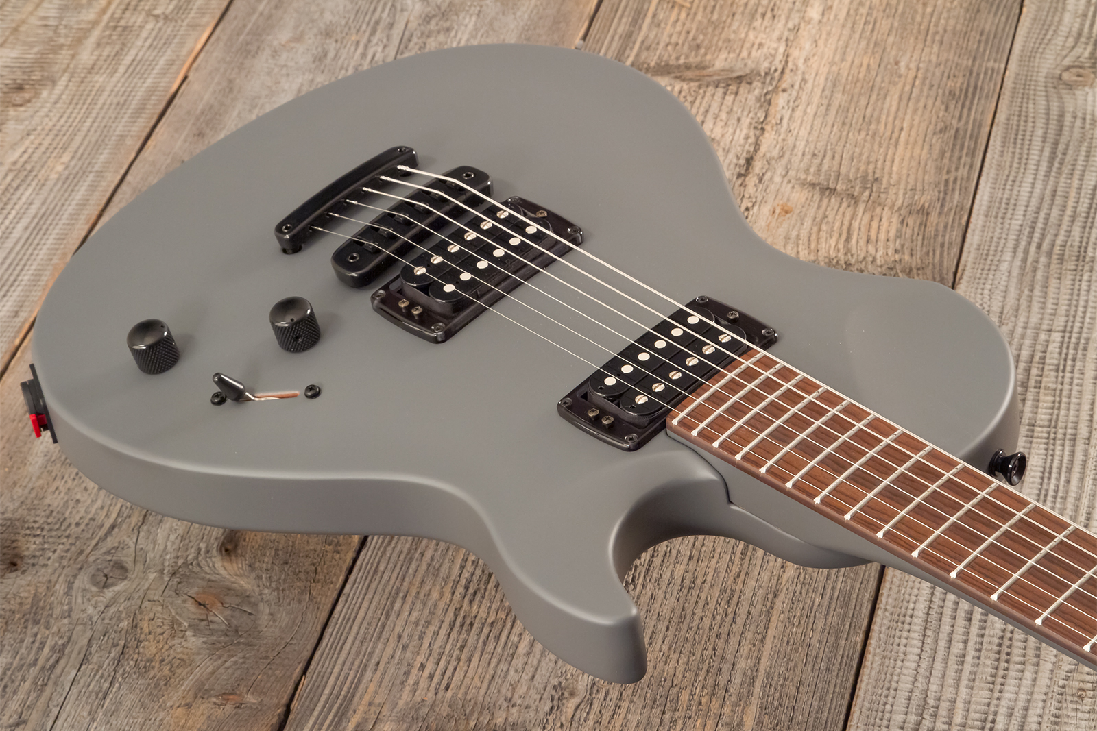 Vigier G.v. Rock 2h Ht Rw - Grey Matter - Guitare Électrique Single Cut - Variation 2