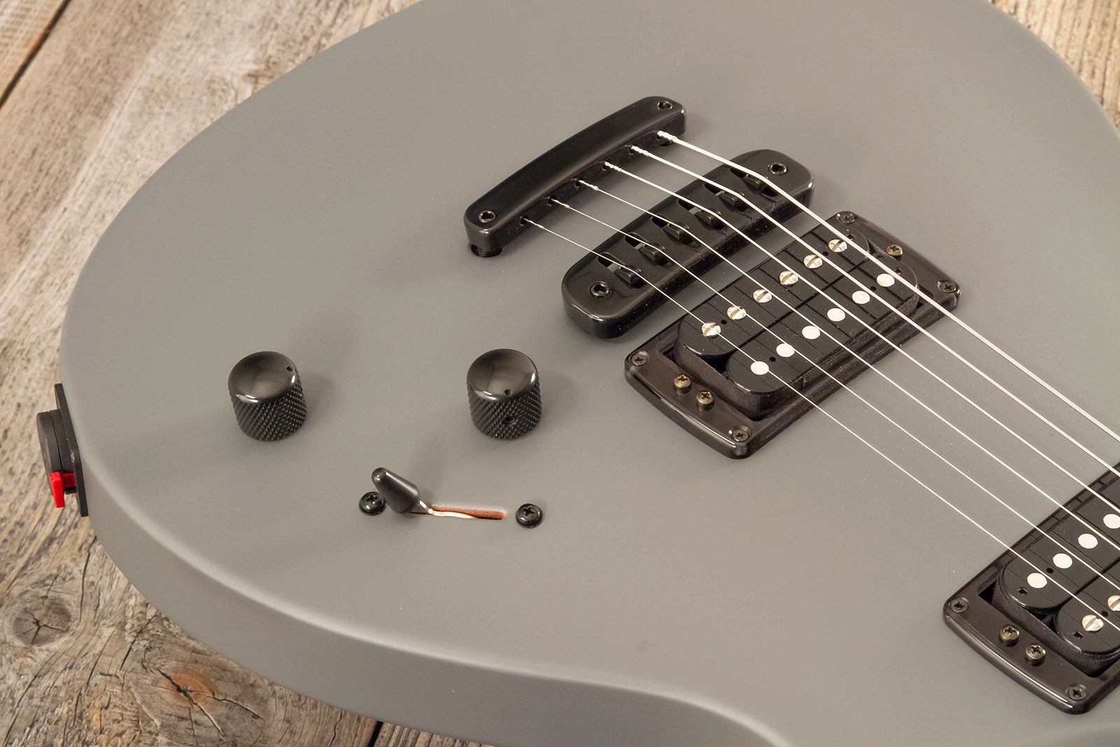 Vigier G.v. Rock 2h Ht Rw - Grey Matter - Guitare Électrique Single Cut - Variation 3