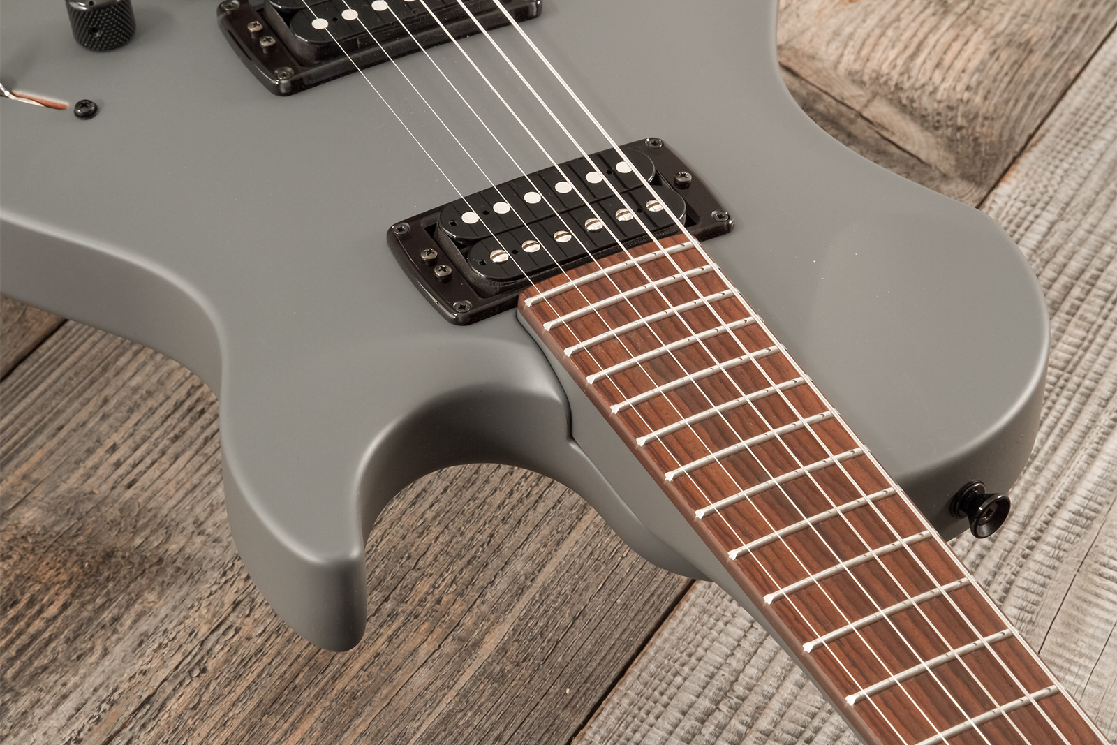 Vigier G.v. Rock 2h Ht Rw - Grey Matter - Guitare Électrique Single Cut - Variation 4