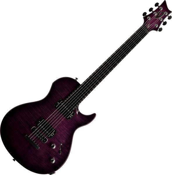 Solid body electric guitar Vigier                         G.V. Wood - Purple fade