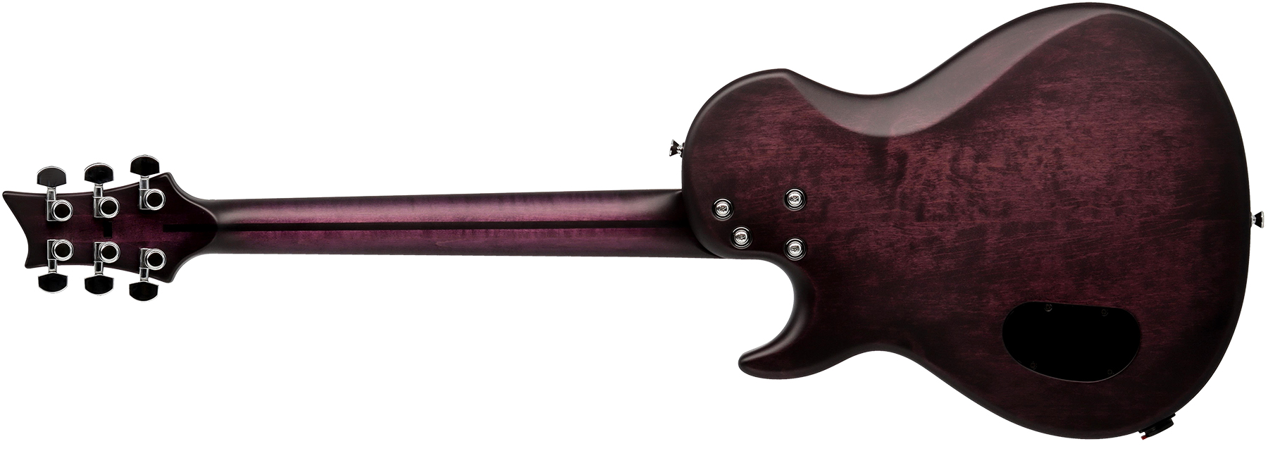 Vigier G.v. Wood Hollow 2h Ht Rw - Purple Fade - Guitare Électrique 1/2 Caisse - Variation 1