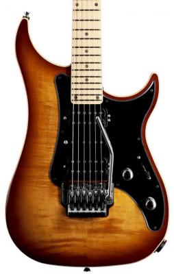 Guitare électrique solid body Vigier                         Excalibur Custom HSH (MN) - Amber