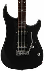 Guitare électrique double cut Vigier Excalibur Indus (HH, Trem, RW) - Black matte